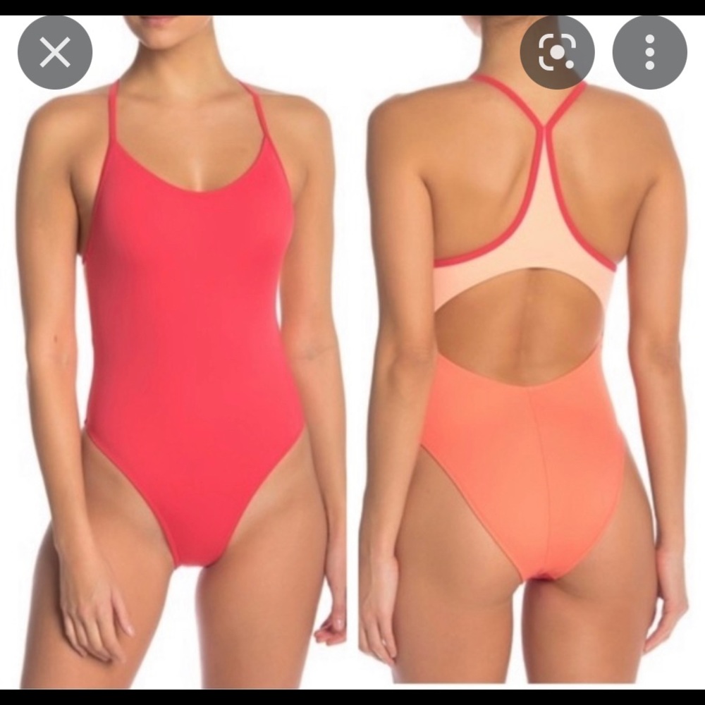 Outdoor Voices cutout one piece swimsuit